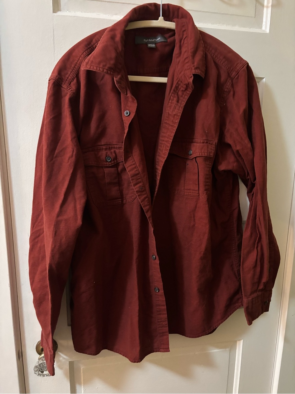 Croft + Barrow Rust Button-Up Flannel